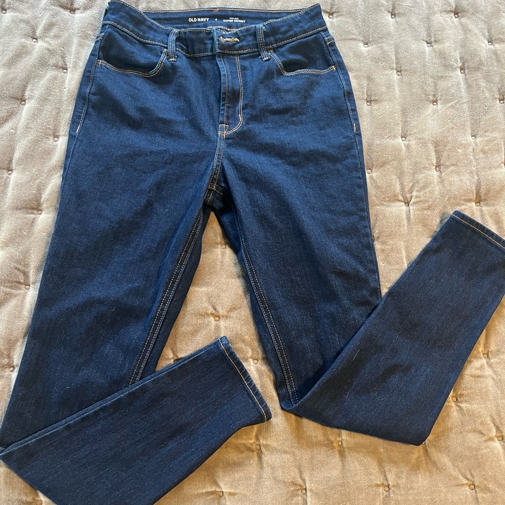 Old Navy Blue Skinny Jeans Classic Style